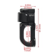 L-Track Double Lug Threaded Studs Nut Fitting to tie Down Motorcycle, Automatic Locking Tie Down Anchors