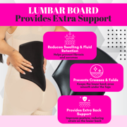 BBL Pillow for Butt Post Surgery, Brazilian Butt Lift Recovery Pillow With Lipo Foams Post Surgery and Ab Board Post Surgery Liposuction 360, Butt Pillow with Lumbar Molder Backboardard