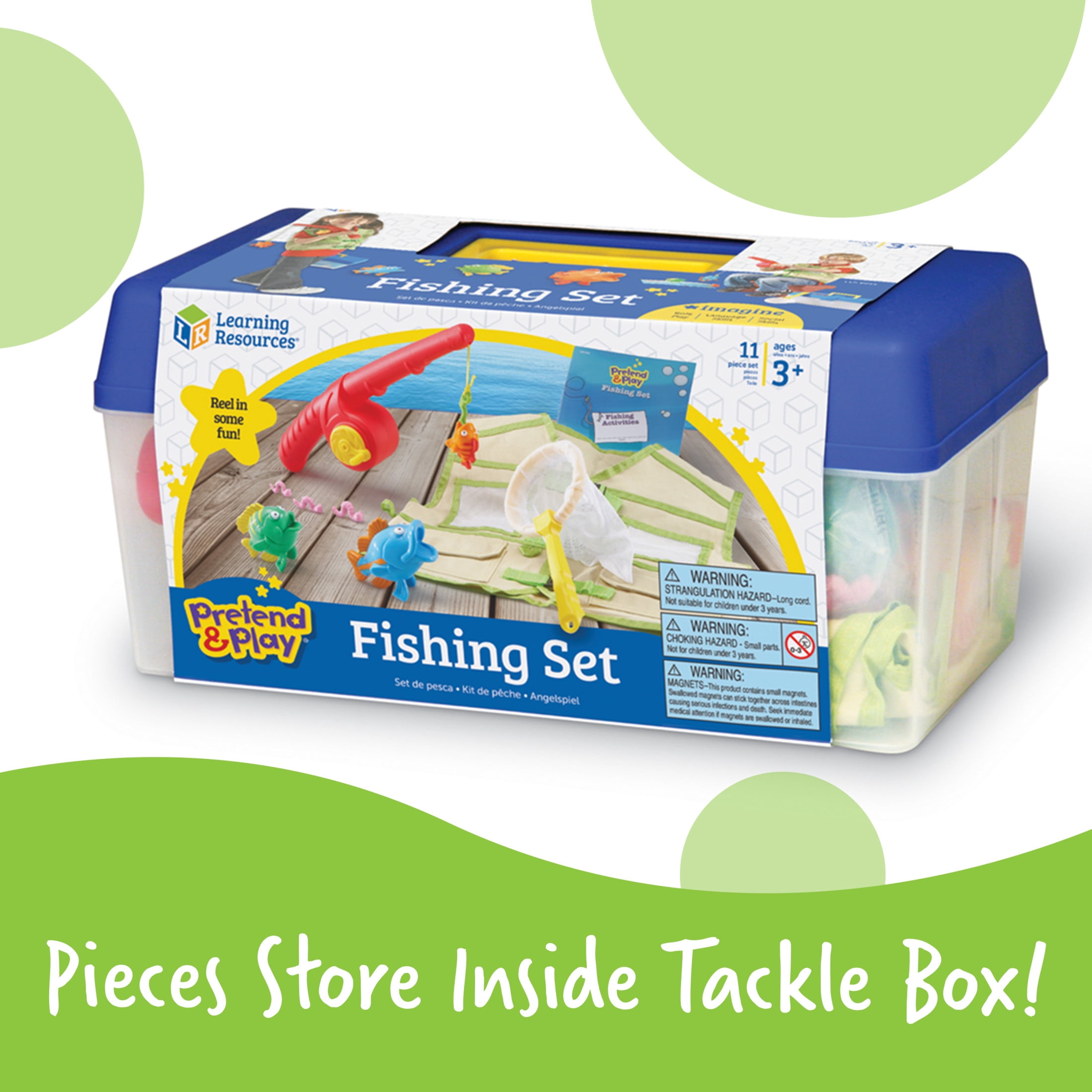 Learning Resources Pretend & Play Fishing Set Toddler Bath, Water Toys , Ages 3+