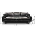 thumbnail image 2 of GTR Leather Skyline 100% Top Grain  Modern Americana Sofa, 2 of 5