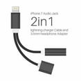 thumbnail image 3 of Headphone Adapter Connector AUX Audio Jack Stereo Car Charger 3.5mm Dongle Headphone Connector Adapter 2 in 1 for 7/7 Plus, 3 of 7