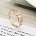 thumbnail image 6 of Moon Ring Triquetera Irish Knot Stainless Steel Gift Couple Ring Jewelry, 6 of 6