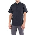 thumbnail image 2 of Visive Oxford Men's Dress Shirt - Short Sleeve Button Down - Comfortable Casual Fit - Available in Big and Tall Sizes - Solid Modern Colors - For All Occasions - Versatile for Office and Casual Wear, 2 of 7