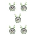 thumbnail image 2 of relayinert Cute Rabbit Deer Shaped Alarm Clock for Bedroom Nordic Style Playful and Endearing Green Deer 5Set, 2 of 6