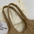 thumbnail image 3 of Bolsa De Hombro Bolso acolchados para mujer con asa superior de moda Nylon Elegante para el trabajo (Caqui), 3 of 9