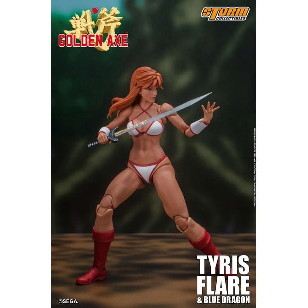 Storm Collectibles Golden Axe Tyris Flare and Blue Dragon 1/12