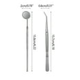 thumbnail image 3 of ACDANC 2026 New Metal Tooth Picking Tool Stainless Steel Toothpick Portable Oral Tooth Cleaning Tool Set for Home, Travel, Office, Outdoor, 3 of 4