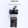 thumbnail image 3 of Wweixi Dog Poop Bag Dispenser Portable Outdoor Bone Shape Garbage Case Pet Cat Poo Waste Box Holder, 3 of 9