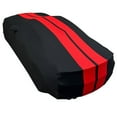 thumbnail image 6 of 2010-2022 Camaro Ultraguard Sport Series Stretch Satin Indoor Car Cover Black with Red Stripes, 6 of 8