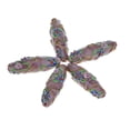 thumbnail image 4 of Paquete de 5 uds. esmaltes de colores flor tallada DIY colgantes Taro Hugo colgantes de esmalte coloreado, 4 of 10