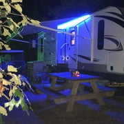 RV LED Camper Awning Lights, 12V, 16.4FT/5M, Dimmable, Remote Control, LED Light Strip Exterior Lighting Fixture for RV Camping Canopy Motorhome Travel Trailer