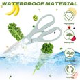 thumbnail image 6 of FACEGA 2Pcs Scissors All Purpose,Opening A Bottle Cap 7.7" School Scissors,Cold Walnuts Fabric Scissors for Cutting Clothes,Green, 6 of 7
