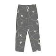 thumbnail image 4 of Bingfone Pajamas For Women,Airplane Routes Around The World Pajama Pants With Pockets-Xx-Large, 4 of 9