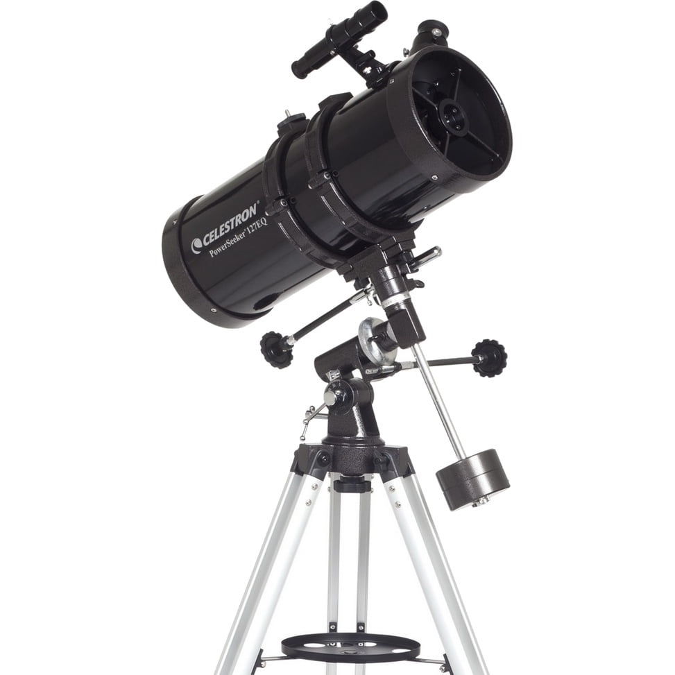 Photo 1 of Celestron 21049 PowerSeeker 127EQ Telescope 300x Magnification 5x24 Finderscope & SkyX Software