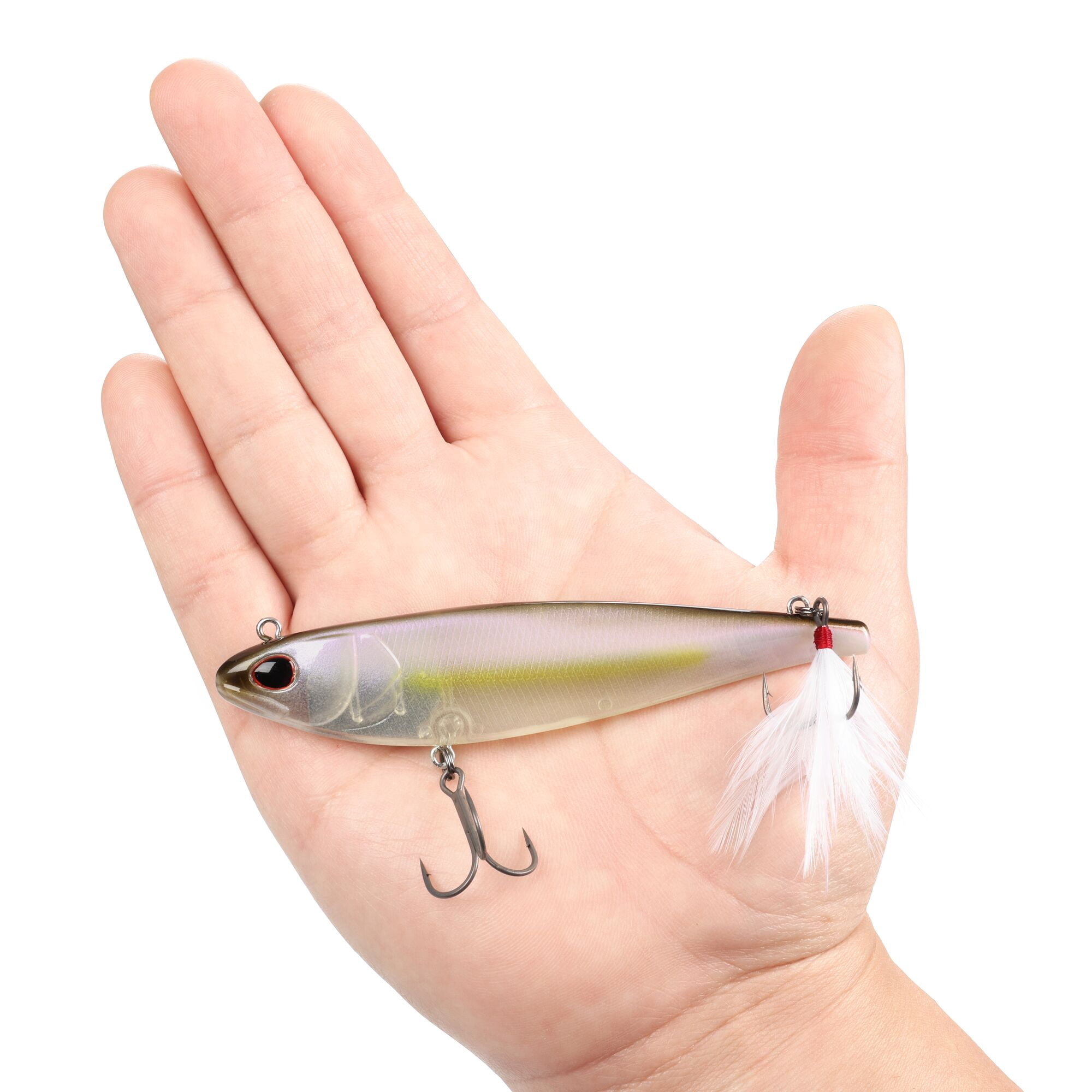 Berkley Doom Stroller Fishing Lure, 4.3 in, Stealth Shad (1-count)