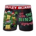 thumbnail image 6 of CRAZYBOXER Men's Underwear Ninja Turtles Breathable Soft Boxer Brief Distortion-free (3 PACK), 6 of 7