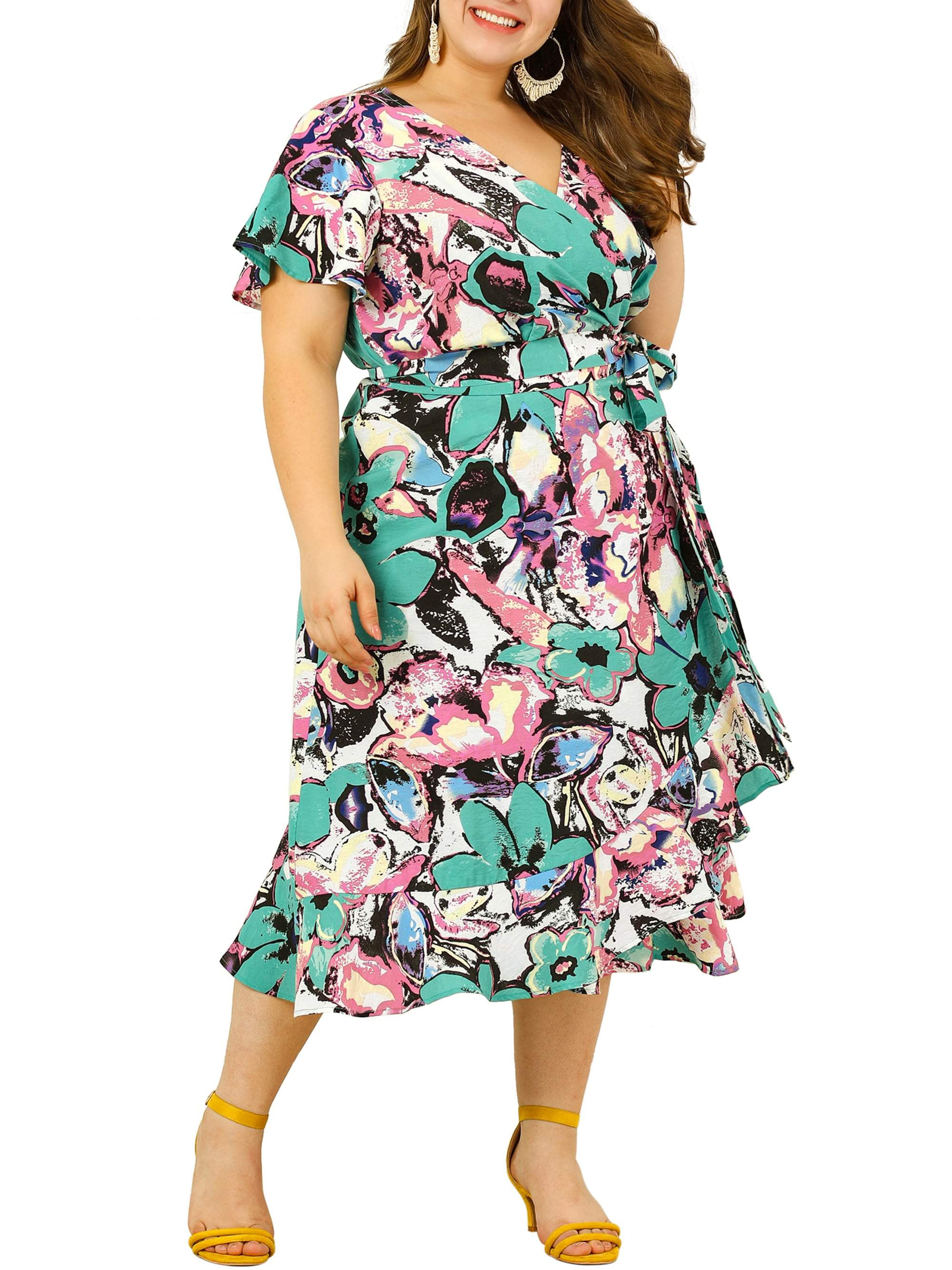 walmart plus size womens dresses