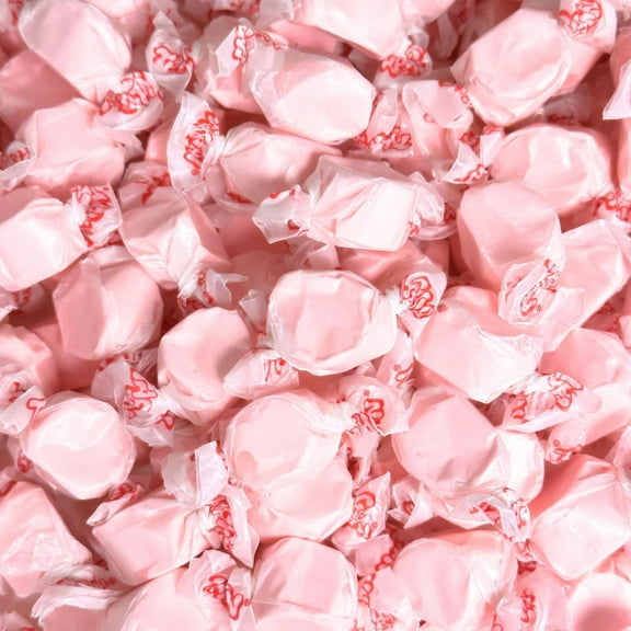 Premium Bubble Gum Saltwater Taffy – 60  Individually Wrapped, Nut-Free, Gluten-Free, Soft & Chewy Candy, 1 Lb Bag