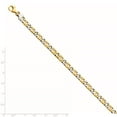 thumbnail image 2 of 14K Two-Tone Gold bracelet Chain style Fancy 7 in 5.6 mm, 2 of 2