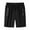 Black, variant on Men's Lightweight Quick Dry Athletic Shorts with Zipper Pockets, Breathable Running Fitness Gym Shorts, Black
