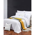 thumbnail image 3 of Xipuska Yellow Grey Geometric Bed Runners for Twin Size Bed, Decorative Bed Throws for Foot of Bed, Contemporary Abstract Oil Painted Bed Runner Sofa Throw Bedding Scarf Slipcover for Bedroom, 3 of 6