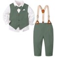 thumbnail image 1 of Traje SANGTREE Green Herb de 5 piezas para niños de 9 a 12 meses, 1 of 7