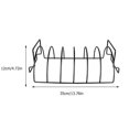thumbnail image 2 of 1 Set Barbecue Rack Non-stick Uniform Heating Grilling Basket Steak Lamb Rack, 2 of 5