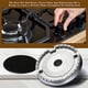 thumbnail image 2 of Oven Gas Hob Burner Flat Concave Fire Cover Crown Flame Cap Gas Burner Flame Cap Fits Most Gas Stove Burners Accessories, 2 of 9