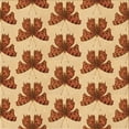 thumbnail image 1 of Ahgly Company Indoor Square Patterned Mahogany Brown Area Rugs, 4' Square, 1 of 6