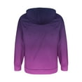 thumbnail image 4 of Cmfcve Men's Zipper Hoodie Jacket Gradient Print Long Sleeve Pullover Sweatshirt Drawstring Streetwear Vintage Hoodies Tops, 4 of 4