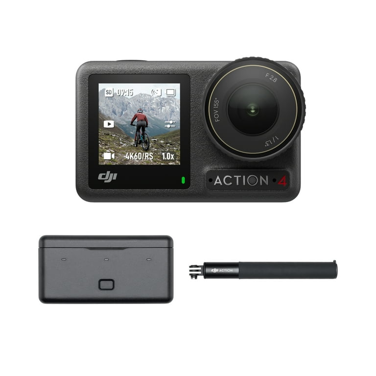 DJI Osmo Action 4 Camera Combo with Extreme Sport Kit & 64GB Card