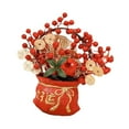 thumbnail image 4 of Fancyes Chinese New Year Feng Shui Blessing Bag Vase Decor Blessed Bag Statue Table Decoration for Restaurant Home Party Housewarming B, 4 of 8
