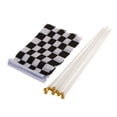 thumbnail image 3 of 12pcs Bandera F1 Fórmula Sunnimix Bandera de blanco y negro, 3 of 7