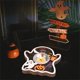 thumbnail image 1 of Candelabro de madera de Halloween hecho a mano,candelabro gótico de calabaza Decoración de mesa espeluznante o para decorar el hogar, 1 of 6