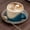 Blue, variant on JingChun Cappuccino Cup, Embossed Artistic Mug with Saucers for Latte Art, Ceramic Coffee Cups for Au Lait Cafe or Matcha Tea Cup Gifts