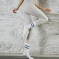 thumbnail image 4 of Bienvenido Calcetines de yoga para mujer, calcetines antideslizantes, calcetines hasta la rodilla, Pure Barre, ballet, danza, 4 of 5