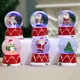 thumbnail image 4 of Bola de cristal con iluminación colorida para Navidad, bola de cristal, bola de nieve, árbol de Navidad, Papá Noel, muñeco de nieve, decoración, manualidades para el hogar, 4 of 5