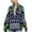 DT--Green, variant on DailyTrove Women's Boho Print Kimono Cardigan, Long Sleeve, Casual Beach & Cultural Event Wear, Lightweight Rayon Blend, Contrast Hem, Plus Size Friendly
