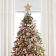 thumbnail image 4 of Christmas Tree Topper Five-Pointed Star Transparent LED Luminous Ornament | Warm Yellow Multicolor Light | Durable Plastic | Easy Install | 17x15x1.5cm | Decorative Holiday Star, 4 of 6