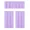 Lilac, variant on Set of 3 Pieces Kitchen Curtain Blackout K33 Lilac Rod Pocket Kitchen/Restaurant Short Window Decor