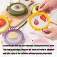 thumbnail image 3 of 7829 Multipurpose Silicone Food Savers Container 4 Piece Set Reuse Fruit and Tomatoes Savers Great For Meal Preps, 3 of 10