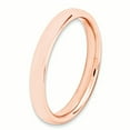 thumbnail image 3 of Sterling Silver Stackable Expressions Pink-plated Polished Ring Size 7, 3 of 3