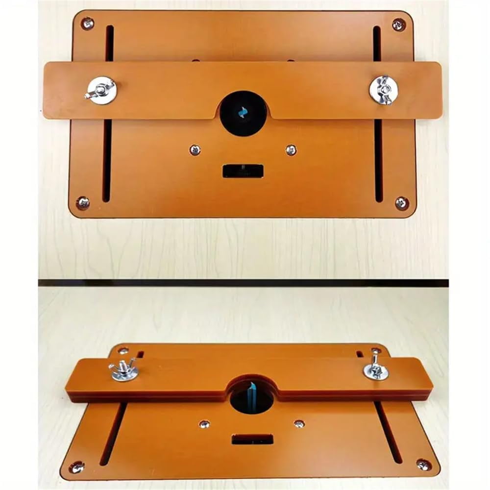 High Accuracy Wood Milling Chamfering Trimming Machine, Router Table Insert Plate with Balance Board for Precision Woodworking