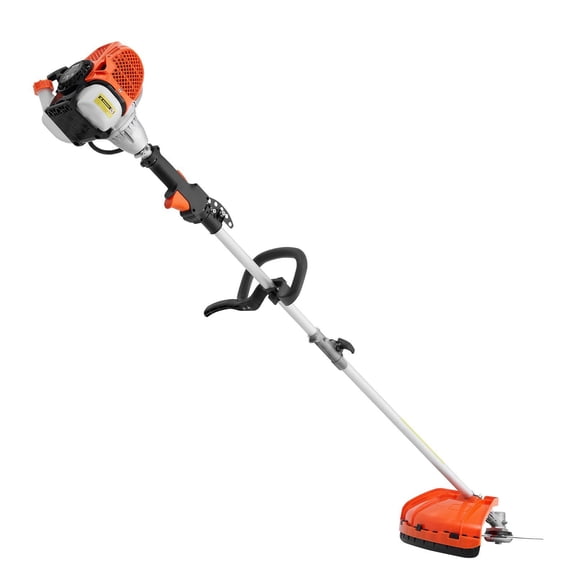 25.2CC 2-Stroke Gas Powered String Trimmer & Lawn Edger, 16.9" Cordless Grass Trimmer with Shoulder Strap & 3T Blade, Multi-Functional Weed Wacker for Quick Yard Cleaning
