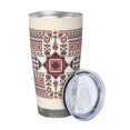 thumbnail image 2 of Bingfone Fashion Tatreez1 for 20 Oz Stainless Steel Travel Mug Double Wall Water Coffee Cup for Home,Office, Outdoor Works Great for Ice Drinks and Hot Beverage-Without Straw, 2 of 8