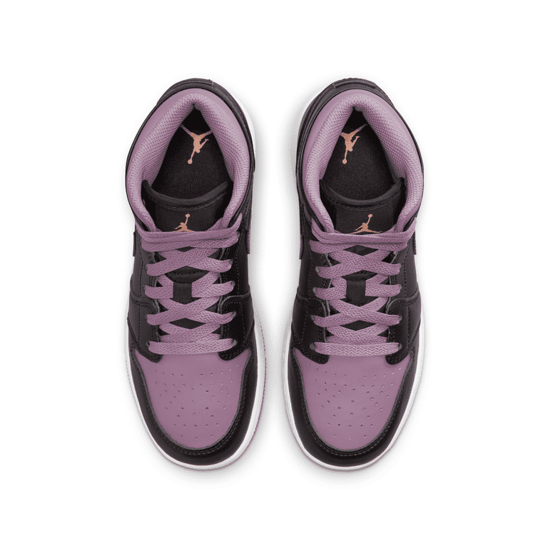 Men's Jordan 1 Mid SE Black/Sky J Orange-Sky J Mauve (FB9911