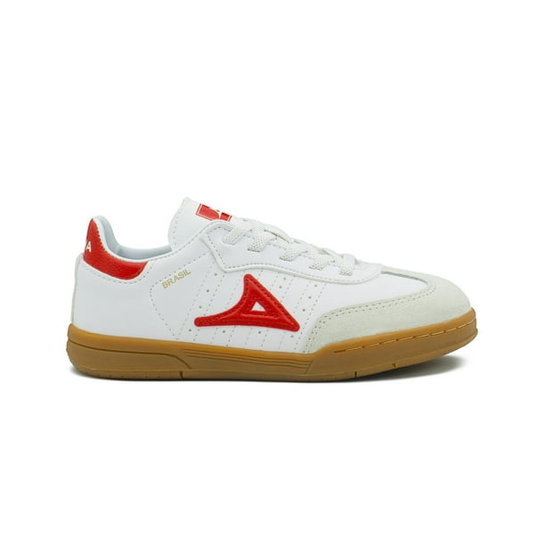Tenis Pirma Brasil Sneaker Para Niño Estilo Urbano Deportivo rojo 20.5