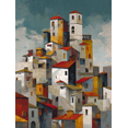 thumbnail image 1 of Qisvanset 12x16 Inch Vibrant Wildflower Landscape Oil Painting Canvas Print Wall Art, 1 of 5