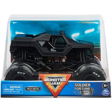 Monster Jam Solider Fortune Black Ops Die-Cast Vehicle 1:24 Scale
