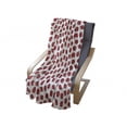 thumbnail image 3 of Ladybird Soft Flannel Fleece Throw Blanket, Illustration of Simple Ladybug Repetitive Spring Motif Dotted Pattern, Cozy Plush for Indoor and Outdoor Use, 50" x 60", Vermilion and White, by Ambesonne, 3 of 5